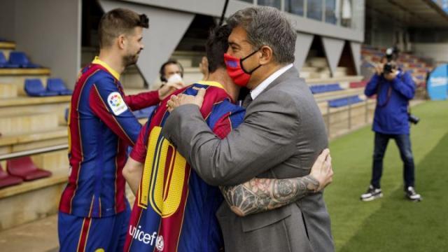 拉波尔塔发布会全文：为了梅西留队 双方都已尽力